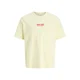 JACK & JONES Majica JORDiablo svetlo rumena/rdeča/živo rdeča