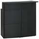 Vrtni barski stol crni 120 x 55 x 110 cm od poliratana