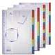 Pregradni karton a4 12-delni elisa karton ELISA