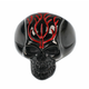 Prstan ETNOX - Black Skull - SR1423B