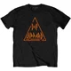 Def Leppard Majica Classic Triangle Unisex Black XL