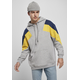 Oversize 3-Tone Hoody Grey/Honey/Navy Blue