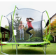 Legoni Space trampolin, z zaščitno mrežo, 305 cm, zelen