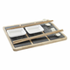 Set za sushi DKD Home Decor Bambus Daska Crna Prirodno Orijentalno 25 x 19 x 3 cm