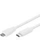 PremiumCord USB-C/male - USB 2.0 Micro-B/Male, bel, 0,6 m