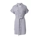 VERO MODA Dolga srajca VMBUMPY modra/bela