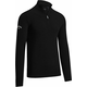 Callaway 1/4 Zipped Mens Merino Sweater Black Onyx 2XL