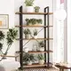 Songmics Knjigarna 335x105x1775 cm rjava
