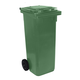 Dvorišna kanta za smeće 140l Standard Zelena PL RAL 6011