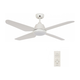 Lucci Air 212994 - LED plafonski ventilator ARIA LED/18W/230V beo + daljinski upravljač