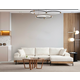 ATELIER DEL SOFA Ugaona garnitura Eti Oak Right White