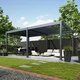 Bioklimatska pergola Antares Samostoječa, 3.6 x 6, Antracit, Električni motor in LED luči