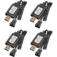 4x univerzalni USB polnilec za LiPo baterije 7.4V 2S – 4PIN SM-4P | Združljivo z RC avtomobili, droni in čolni | Prenapetostna zaščita, indikator polnjenja | Črna barva