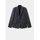 MANGO Blazer BERGEN temno rjava
