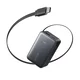 Anker Power Bank Nano, 10K, 45W, ugrađeni uvlačivi USB-C kabl, crna