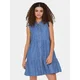 ONLY Dolga srajca ONLBea  moder denim