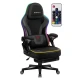 Huzaro gejmerska stolica force 4.6 rgb black mesh smart ( 8124 )