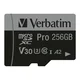 Pomnilniška kartica Verbatim Pro microSDXC™ - 256 GB z adapterjem SD (47045)