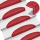 Den Preproge za stopnice 15 kosov 56x17x3 cm bordo