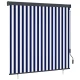 Rolo zavjesa Plava i bijela 180 x 250 cm Tkanina i aluminij