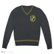 Pleten pulover Harry Potter - Hufflepuff - siv - S