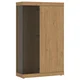 Modern Living Vitrina Aretta, Barva Hrasta, Antracit