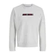 Jack & Jones Junior Majica JJMUNK nočno modra/pegasto siva/ognjeno rdeča