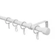 Garnišna Cap fi 13/16mm na izvlačenje 130-240cm bela Gardenia