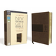 WEBHIDDENBRAND Niv, Premium Gift Bible, Leathersoft, Brown, Red Letter Edition, Comfort Print