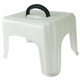 Stolček 37,5x29,5x24,5cm, nosilnost 150kg plastika, BELA