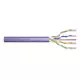 CAT 6 U-UTP installation cable, 250 MHz, AWG 23/1 Dca (LSZH-1), 305 m, paper box, simplex, purple