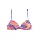 VIVANCE Bikini zgornji del sivka/mešane barve/svetlo oranžna/svetlo roza