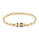 TOMMY HILFIGER Zapestnica Bruce mornarska / zlata / rdeča / bela