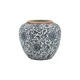 Homestar Vaza TITAN STONE D20xV18 cm, modri cvet