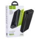 HOCO J72A Eksterna baterija Easy travel, 20000mAh, Micro-USB, Tipe-C, Crna