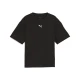 Womens Puma Essentials Boxy Tee Youth, Black, Size 11-12Y, Age