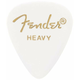 Fender 351 Shape Classic Celluloid Picks White Heavy