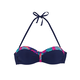 LASCANA Bikini zgornji del mornarska/turkizna/temno modra/temno roza