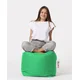 Atelier Del Sofa Garden Pouffe, Square Pouf - Zelena