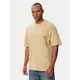 HUGO Majica Nevado 50564045 Bež Loose Fit