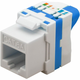 Techly Techly CAT 6a RJ45 Vtičnica UTP brez zaščitne ohišja, bela, 30.7 mm, 24 ur dostave, RoHS skladna