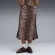 PUMA T7 Leo Luxe Track Midi Skirt Women, Clothing, Black, S