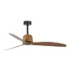 FARO 33435WT - Plafonski ventilator WEAVER M prečnika 128 cm, braon/crna, Wi-Fi Tuya + daljinski upravljač