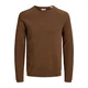 JACK & JONES Pulover JJEHill rjava