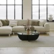 Hanah Home Klub sto Lily 90x30x90cm Crni