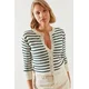 Bianco Lucci Striped Sweater