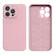 Silikonska futrola za Apple iPhone 14 - Svijetlo roza KP24980