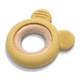 Lorelli silikonsko drvena glodalica za bebe bear - natural yellow ( 10210910001 )
