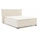 Bež boxspring postelja s prostorom za shranjevanje 140x200 cm Lysa – Ropez