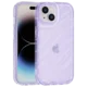 Aurora Wave maska za iPhone 13 - ljubičasta